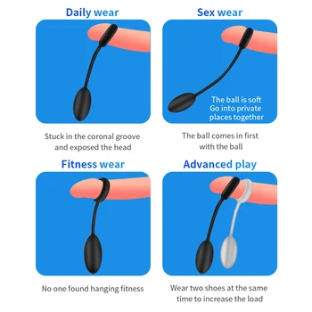 Корона на тренажор пенис гира продължително повишаване на секс играчки за мъже пенис еластична топка носилка препуциума петел пръстен увеличение