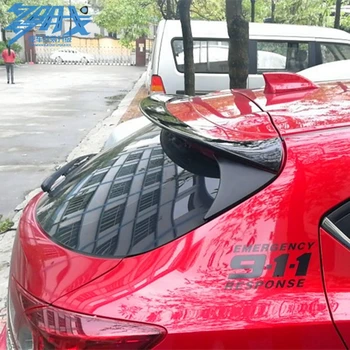 Материал ABS външен заден спойлер опашката употреба крило декоративни стайлинг за автомобили Mazda 3 Axela хетчбек 2016 2017
