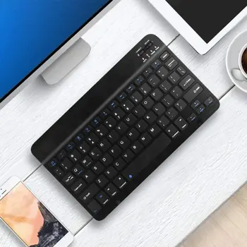 Мини Bluetooth клавиатура безжична клавиатура за Apple iPad Mac Tablet клавиатура за телефон универсална поддръжка на IOS, Android, Windows
