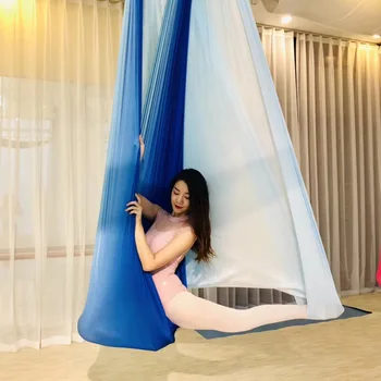 Многоцветен 2018 нов въздушен антигравитационный йога хамак люлка летяща йога легло Културизъм фитнес оборудване инверсия на trapeze