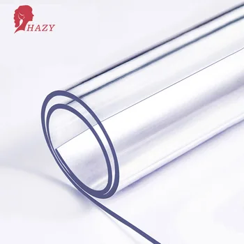 Мъгливо 2 мм и PVC покривка прозрачен покривка е от водоустойчив PVC маса за хранене покриване на мат меко стъкло, плат за правоъгълен плот