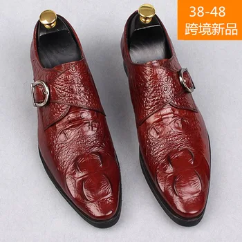 Мъжки тоалети обувки на нови бизнес маратонки марка сватбена рокля, нови обувки, мъжки обувки черно модерен дизайн кожени мъжки обувки 38-48