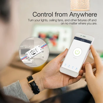 Направи си САМ WiFi Smart Light Switch универсален ключ таймер безжично дистанционно управление работи с Алекса Google Home Smart Home