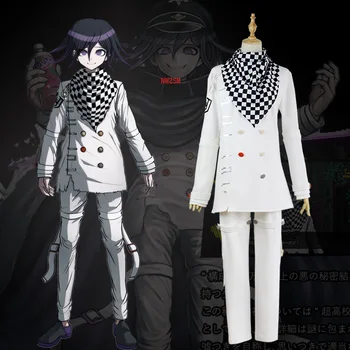 Нов 2020 6шт аниме Danganronpa V3 Ouma kokichi cosplay костюм японската игра училищни униформи костюм облекло костюм-шапка и перука