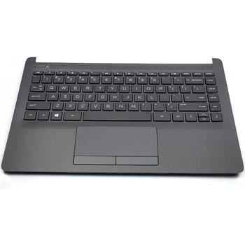Нов лаптоп Palmrest главни букви САЩ клавиатура тъчпад за HP Pavilion 14-CF 14Т-C 14-DF 14Т-DF 14-DK 14Т-CR L24818-001 L23491-001