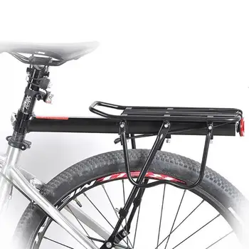 Нов МТВ велосипед задната част на рафт под наем на задната седалка и багажник Колоездене обратно багажник алуминиева сплав аксесоари за велосипеди