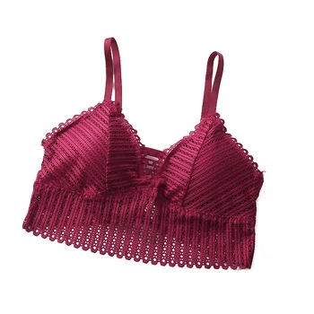 нов прием на No в гривни гной up Bra 2020 Summer тънък удобен секси дантелен женски сутиен Wrap-around Underwear lingerie bralette