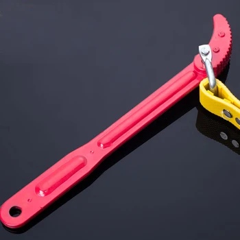 Нов ремъчен ключ гребец маслен филтър, ремък гаечен ключ верижна маслен филтър инструмент за демонтаж маслен филтър, ключ за маслен филтър