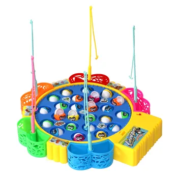 Нова Гореща Мода Цветни Детски Образователни Играчки Риба Пластмасови Магнитни Риболовни Играчки Набор От Игри Детски Подаръци За Деца Открит Играчка