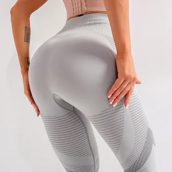 Нови жизнено важни безшевни гамаши за жени фитнес йога панталони клякам доказателство фитнес зала гамаши тренировка спортни гамаши висока талия джогинг плътно