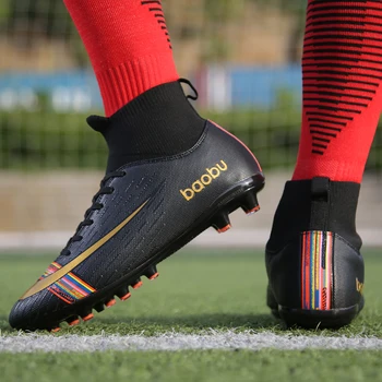 Открит футболни обувки, футболни обувки за мъже дишаща AG/TF подметка, маратонки мъжки, детски футболни обувки обувки оригинални футболни обувки