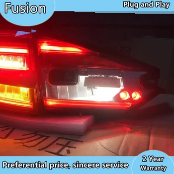 Оформление на автомобила задна светлина калъф за Ford Fusion задните светлини 2017-2019 Mondeo LED задна светлина задна светлина DRL+спирачка+park+сигнален фенер