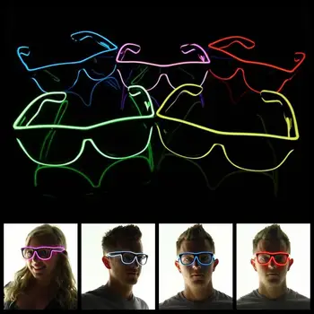Очила Sun luminous с лека рамка за batterys UV400 parties led различен цвят