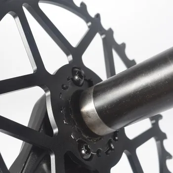 Под наем GXP прът ексцентричност миене 1.6 мм 2 мм 2.5 мм МТБ велосипеди веригата сорт колелото е плоска шайба алуминий AL7075