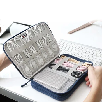 Пътуване цифров lectronic аксесоари организатор gadget bag чанта за преносим калъф за кабели за зареждане чанта за съхранение