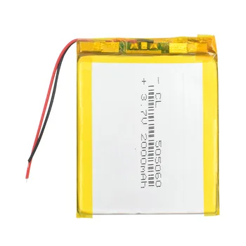 Размер 505060 3.7 v 2000mAh li-ion Lipo cells литиева Li-Po полимерна акумулаторна батерия за система домофонна Bluetooth високоговорител POS GPS