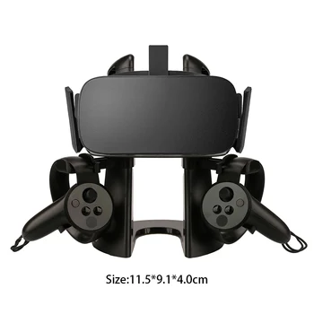 Скоба черна маса VR стойка държач слушалки организатор стабилен универсален лесен за използване здрав дисплей контролер за определяне на Oculus Rift
