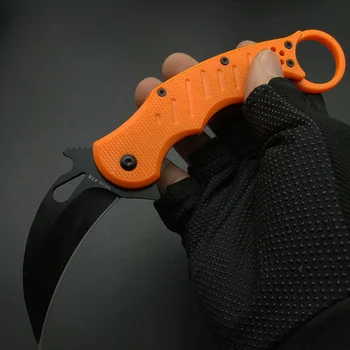 Тактически нож CS go обучение нож Karambits оцеляване сгъваем нож открит самозащита възрастни практика инструмент за подарък на Човек