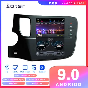 Тесла стил Android 9.0 автомобилен GPS навигатор за Mitsubishi Outlander + Auto Radio Стерео Head Unit Plyer вертикален екран