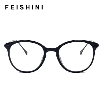 Фейшини фалшиви слънчеви очила рамка унисекс малък Модата на очите очила с рамка дами печат на прозрачни слънчеви очила рамка жени Котешко око