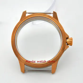 Часовници стерилна корпус мед 45 мм Corgeut неръждаема стомана Fit ЕТА 6497 6498 ST36 механизъм с ръчно от мъжки механични часовници