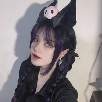 Японското аниме Сладък Куроми ухото лента за глава плюшен лента за коса Party Girls Kawaii костюм cosplay Хелоуин аксесоари, подаръци за жени