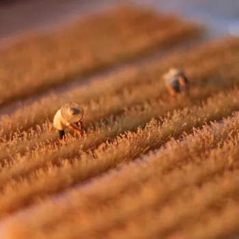 1:72-1: 87 HO мащаба на оризово поле модел трева серия сцена играчка модел на влак пясък таблица САМ пейзаж материал(няма цифри модел на влака)