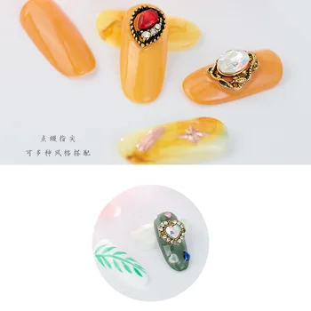10 бр новият японски нийл арт разнообразие от джанти бижута на реколта диамантени бижута за нокти арт декорации на ноктите кристали