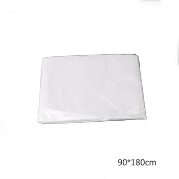 100шт за еднократна употреба, пластмасов разтегателен капак покривки спа масаж маса кърпи прозрачна красота легло водоустойчив филм