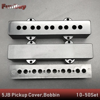 10set Plastic JB Style Plastic Closed/Opening Seal Type 5 String Pickup Covers the Case /Капак/Shell/Топ за бас-китара