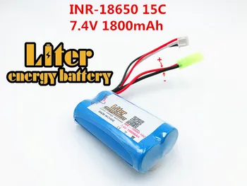 18650 7.4 V 1800Mah 15C литиево - йонна батерия части за MJX T40 T40C F39 F49 T39 Syma 822 Dimitar U12A Syma S033G Q1 Tianke H100