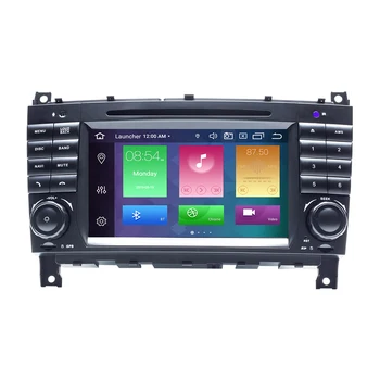 2 Din Android 9 радиото в автомобила мултимедийна навигация за Мерцедес / mercedes Benz W203 W219 A-Class A160, C-Class C200 CLK200 GPS DVD стерео