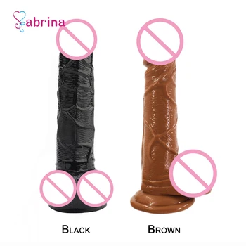 2 цвят мъже мек реалистичен пенис вибратор за жени мастурбатора секс играчки жена G Spot вибратори масажор нож секс машина
