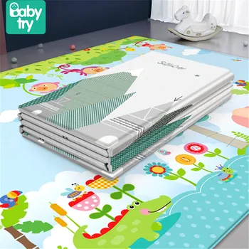 200x180 Baby Play Mat голям екологично чист сгъваем постепенната Playmat мек килим подложки детски играчки за деца мат Детски килим