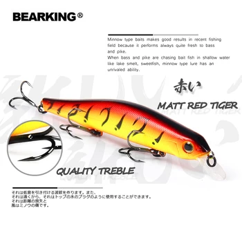 2018 Bearking марка Z110 твърд риболовни примамки лещанка 11 см 17 г качеството на стръв дълбоко гмуркане воблери риболовни принадлежности Безплатна доставка