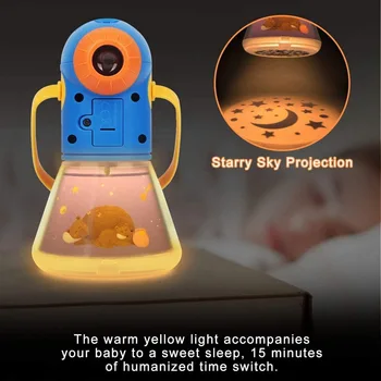 2020 за деца MiDeer Milu многофункционален проектор историята на три-в-едно Звезден икономичен светлина нощно светещ играчка