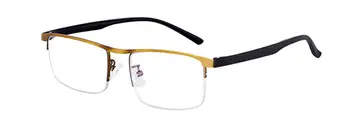 2020 нови мультифокальные прогресивни очила за четене на Мъже, Жени анти син UV Пресбиопические очила полукадра автоматична корекция на