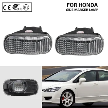 2x страничната габаритный фенер е указател на завоя clear OEM за Honda Accord, Civic Fit (Jazz Stream CR-V 