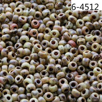 30 грама/Лот 4 мм 6/0 Perle Miyuki Picasso Seed Beads за бижута гривна Seafoam Green Matte Seed Beads