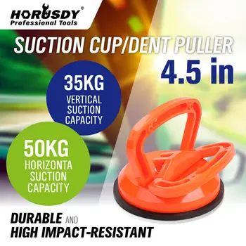 4.5 inch Heavy Duty Large Suction Cup Dent Отстраняване Гребец Auto Dent Body Glass Отстраняване ръчни инструменти гумена тампон дръжка лифт