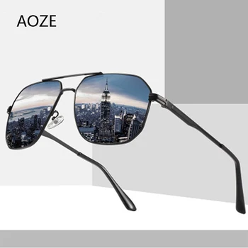 AOZE 2020 Марка поляризирани слънчеви очила за модата човек класически очила пилотни очила пилотни очила за унисекса UV400 защита