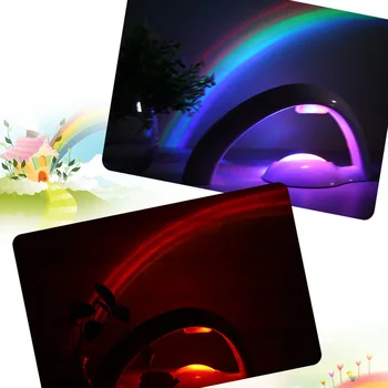 BRELONG LED Rainbow Night Light Color Friends Party Atmosphere Светлини Birthday Gift Battery Power