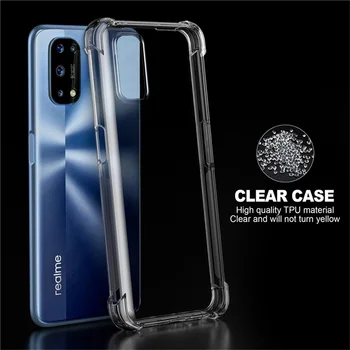 Capa, case for realme 7 5g soft clear противоударные силиконови калъфи за телефони realme-7 pro glass cover realmi 7 5g case realme7pro