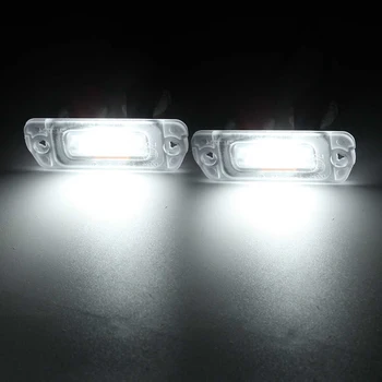 Car Led Light 2pcs Xenon White LED License Plate Light For Mercedes-Benz AMG ML, GL, R Class W164 W251 Clearance Sale Items