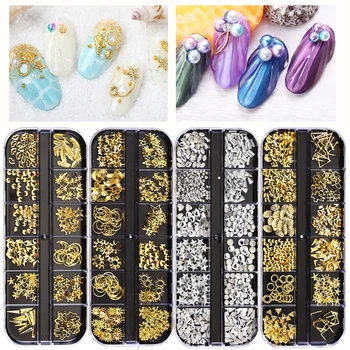 Crystal Nail Art кристали САМ маникюр 3D декорации за нокти, за нокти Дизайн цвете блясък блясък на ноктите камъни, мъниста шипове