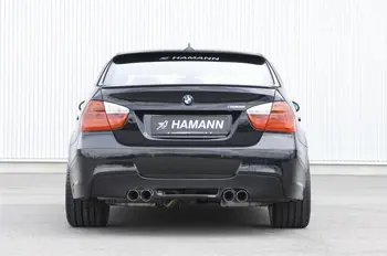 E90 HM стайлинг въглеродни влакна задната част на покрива Устна броня спойлер за BMW 2005-2012