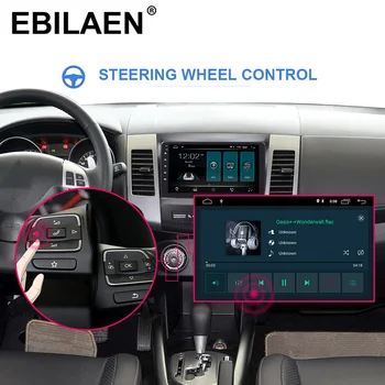 EBILAEN кола DVD плейър мултимедия за Mitsubishi Outlander XL 2005-2din Android 9.0 магнетофон GPS Навигация