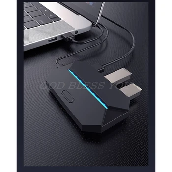 G6 Keyboard Mouse Adapter USB Удължител Gamepad Controller Mice Converter for iPhone An-droid Mobile Phone Games Drop Shipping