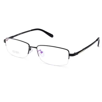 Gmei Optical S8207 Alloy Metal Semi-Rimless Eyeglasses Frame for Men Рецепта Optical Eyewear Glasses