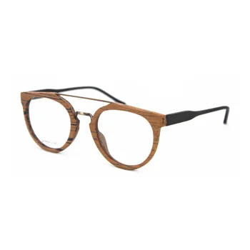 HDCRAFTER късогледство оптични очила рамка дървена рецепта за Рецепта очила рамка прозрачни лещи GlassFor на жените и мъжете Oculos grau de